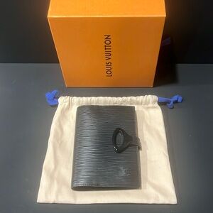 Louis Vuitton Black Epi Agenda Excellent Condition